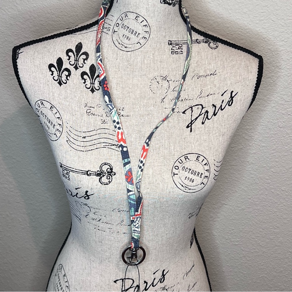 Vera Bradley Lanyard Keychain